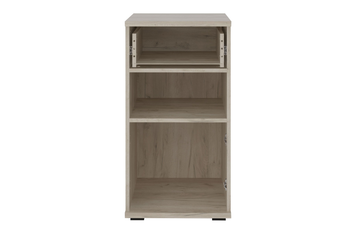 Комод 1 ящик 1 дв. АльянсБелый глянец, фото 2