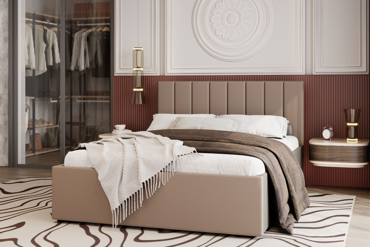 Кровать Аврора (140 х 200) с ПМ, фото 3