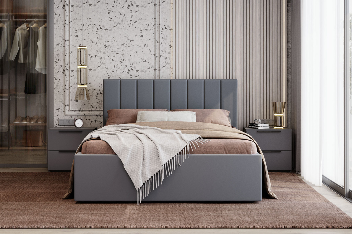 Кровать Аврора (140 х 200) с ПМ, фото 2