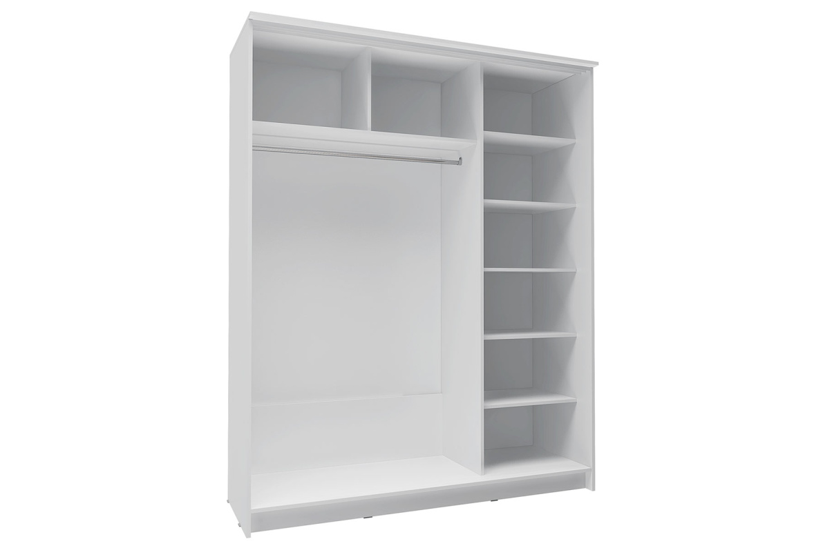 Шкаф-купе 2-х дв. Байкал-2, 1774Белый глянец, фото 3