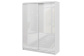 Шкаф-купе 2-х дверный 177,4х242х61,2 см БазеБелый глянец, фото 3