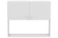 Шкаф навесной Бэлла, 80 см Белый, фото 3