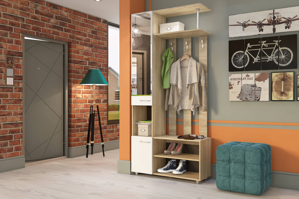 Прихожая Бруно СТЛ.317.01Белый