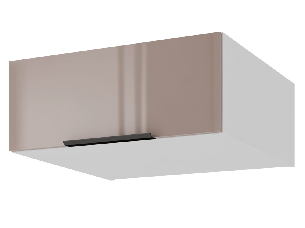 Шкаф антресольный 60 х 24 см КалипсоКапучино глянец