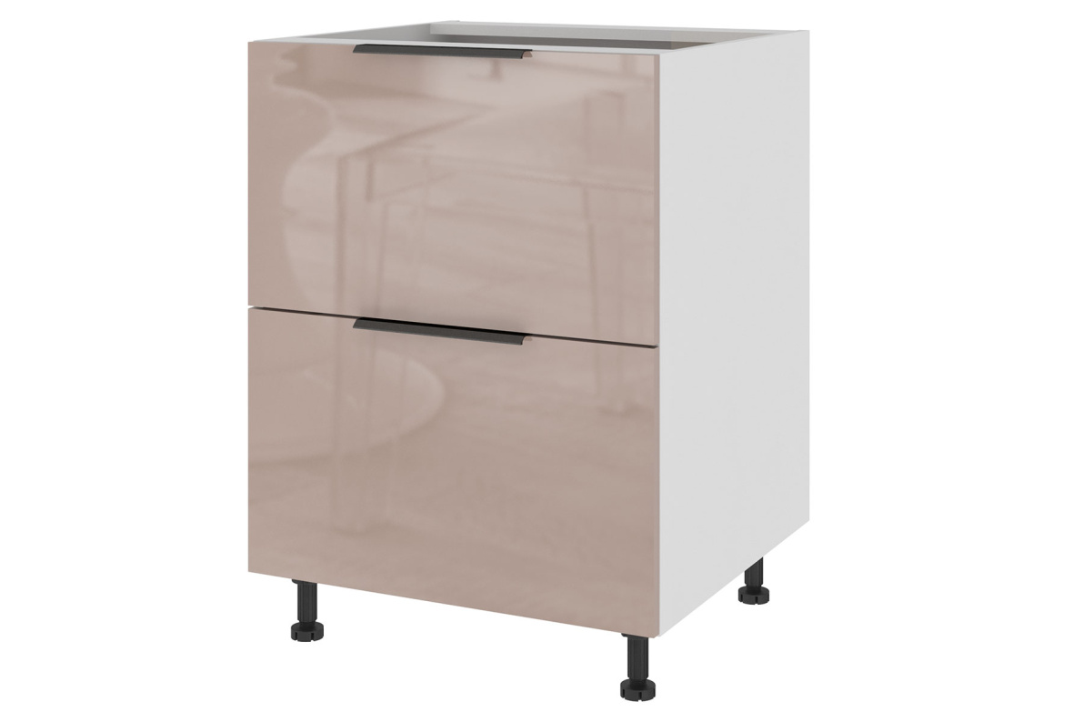 Тумба напольная с 2-мя ящиками Тандембокс 60 х 82 см Калипсо