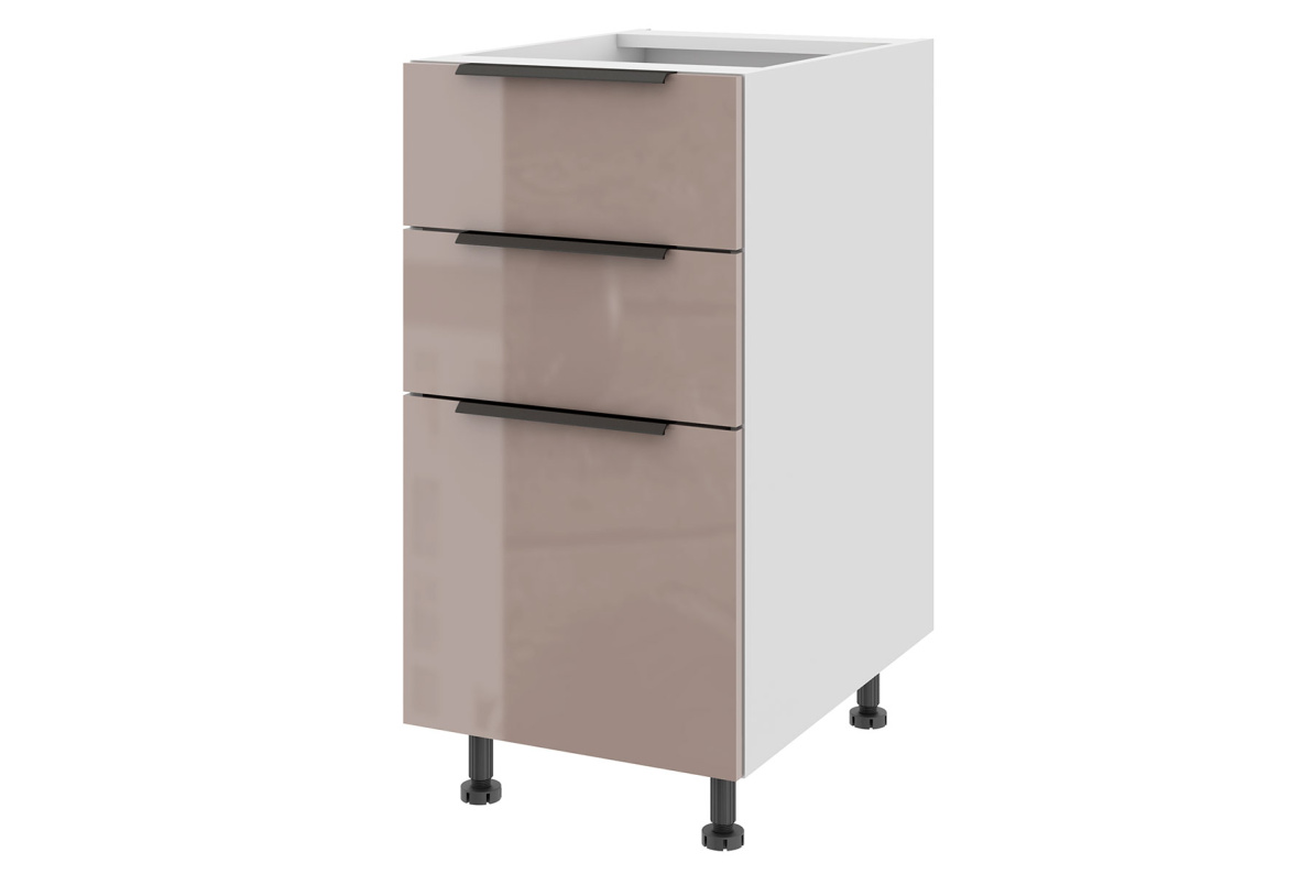 Тумба напольная с 3-мя ящиками Тандембокс 40 х 82 см Калипсо