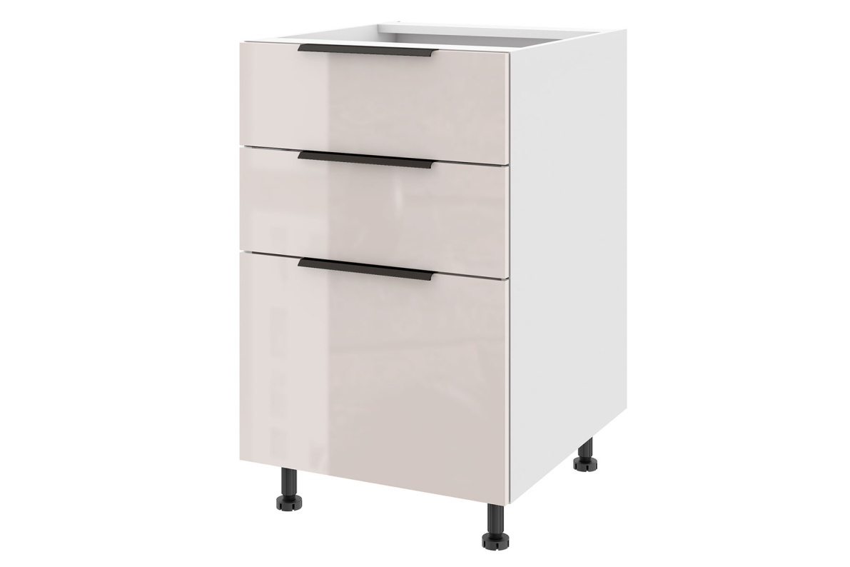 Тумба напольная с 3-мя ящиками Тандембокс 50 х 82 см Калипсо