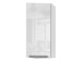 Шкаф навесной торцевой 30 х 72 см Калипсо Белый глянец