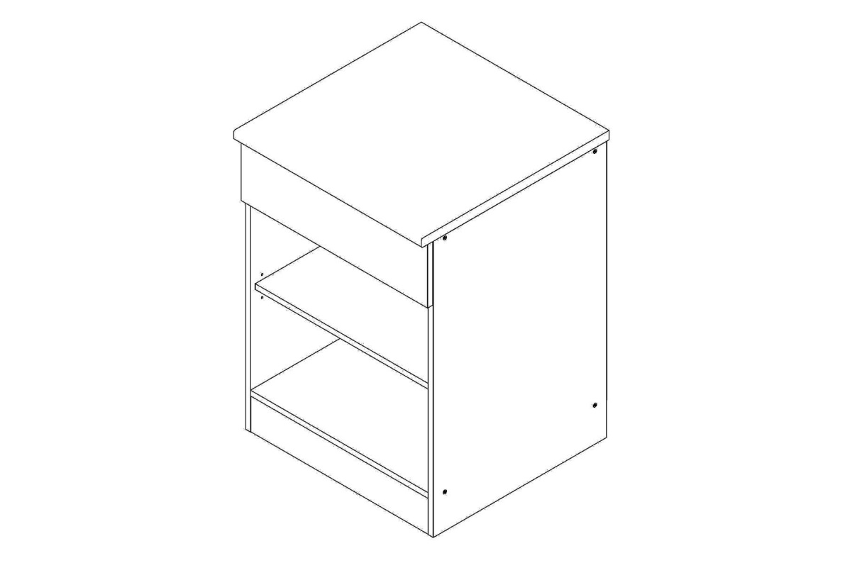 Шкаф напольный 60 Дуэт СТЛ.316.05М