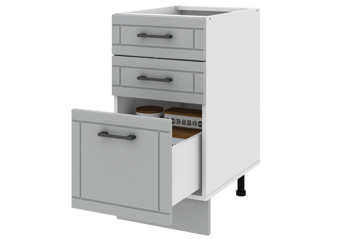 Шкаф напольный с 3-мя ящиками 40 см Грейс