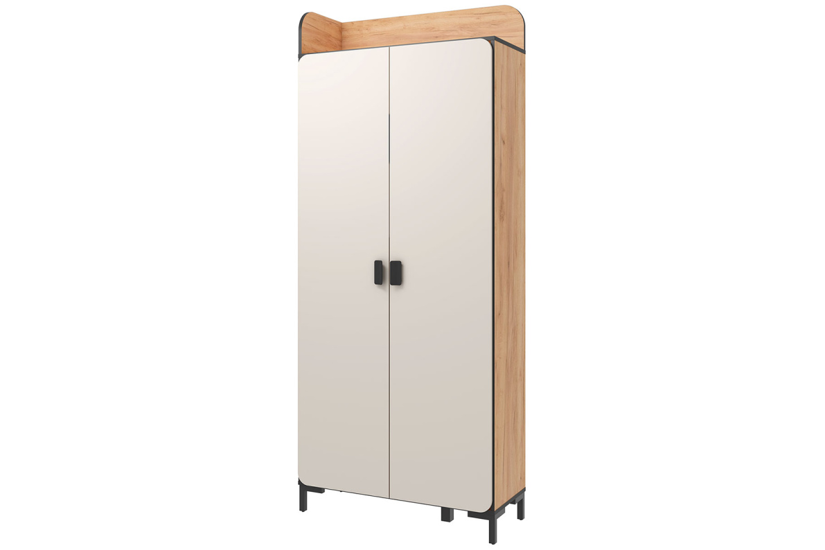 Шкаф 2-х дверный ЖаклинКашемир серый