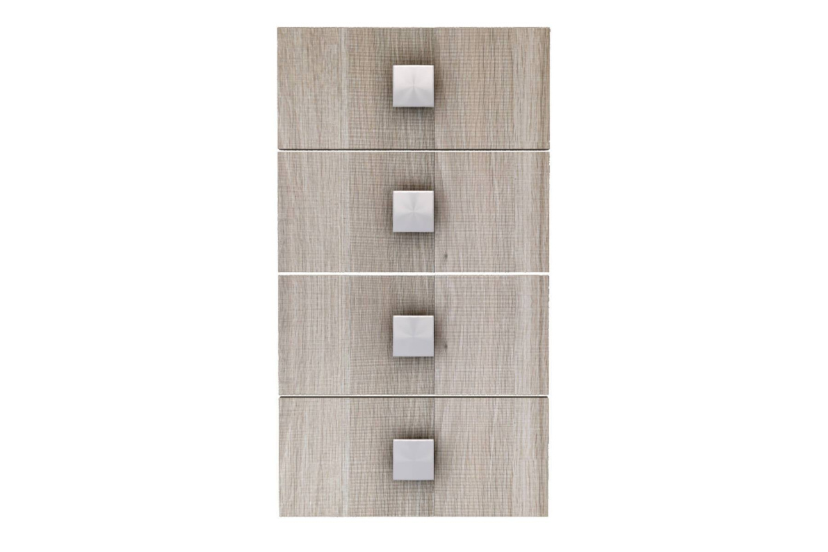 Фасад (ФТЯ4-40) Квадро для корпусов ТЯ4-40 Орех светлый