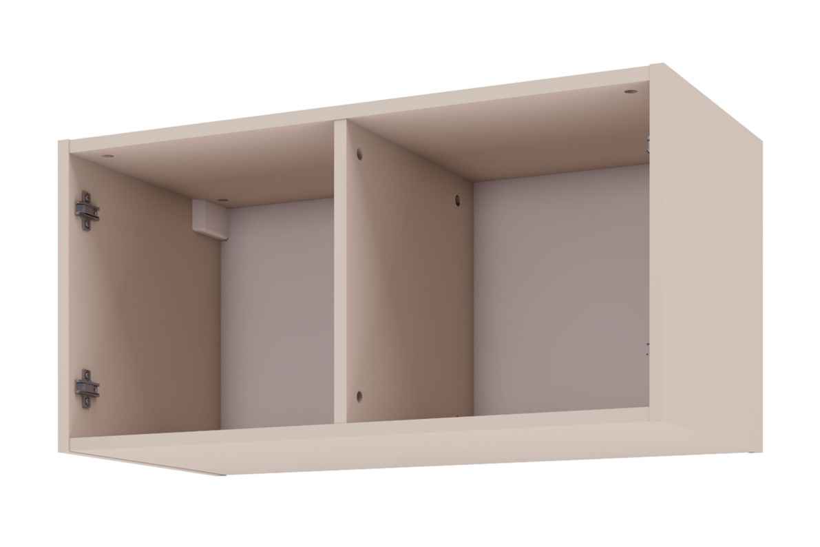 Полка навесная  (79х42х41) ЛаураКашемир серый, фото 2