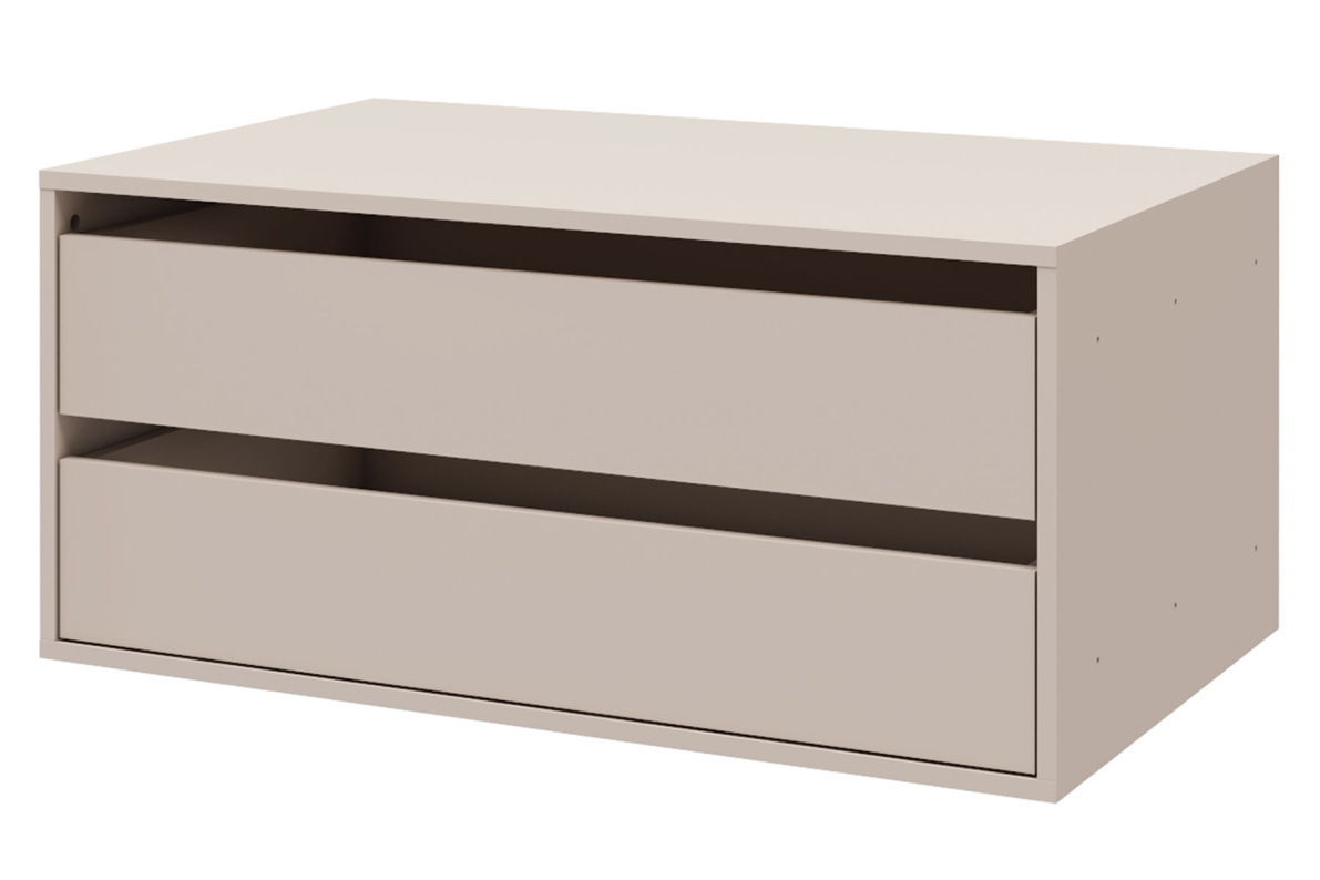 Тумба для шкафа 2-х дв. ЛаураКашемир серый