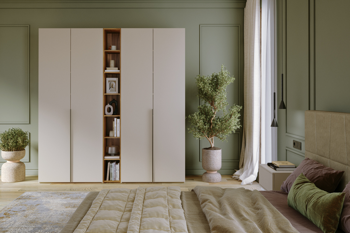 Шкафы Лаура 2254 №2Кашемир серый