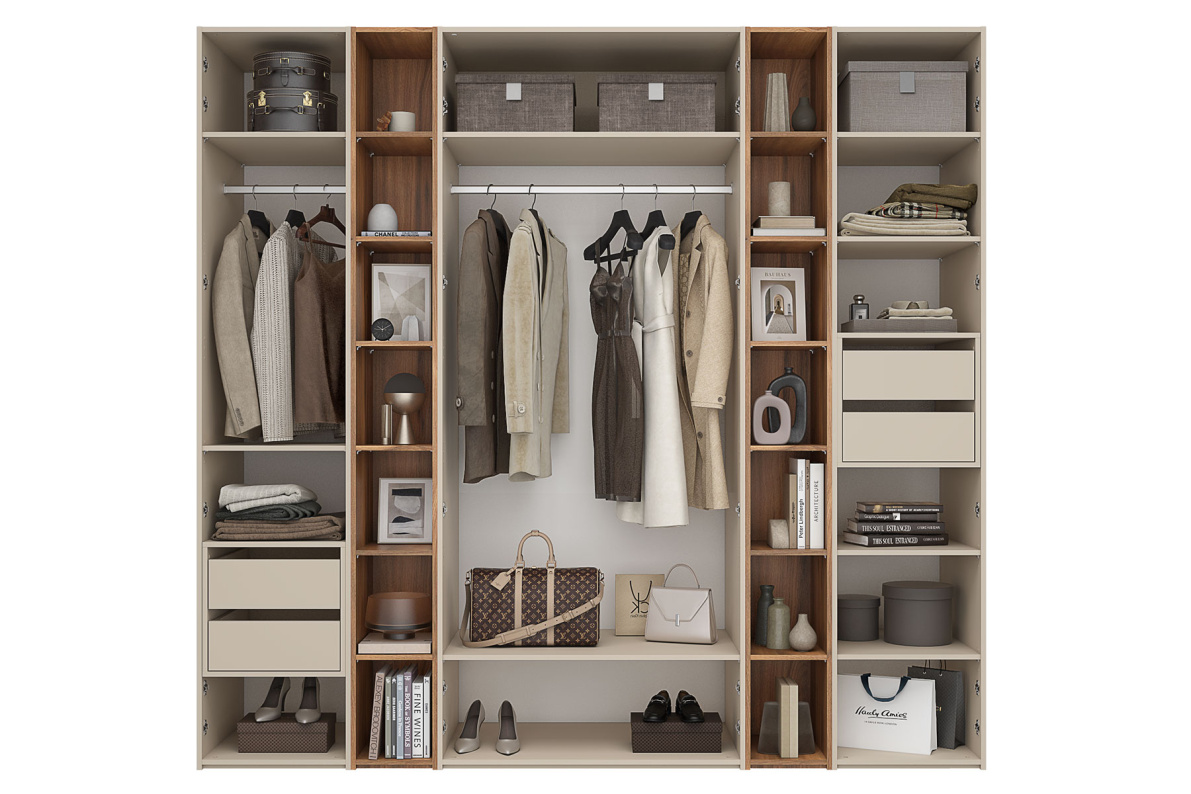 Шкафы Лаура 2532 №3Кашемир серый, фото 2