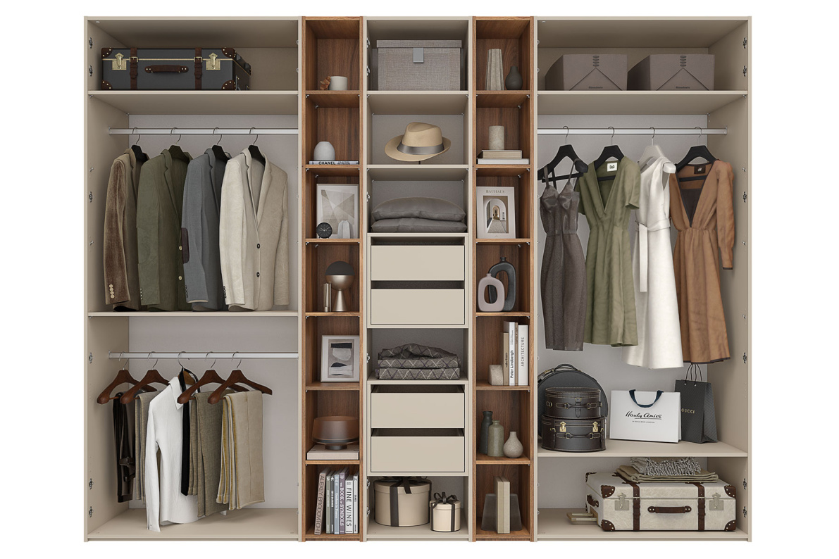 Шкафы Лаура 3026 №1Кашемир серый, фото 2