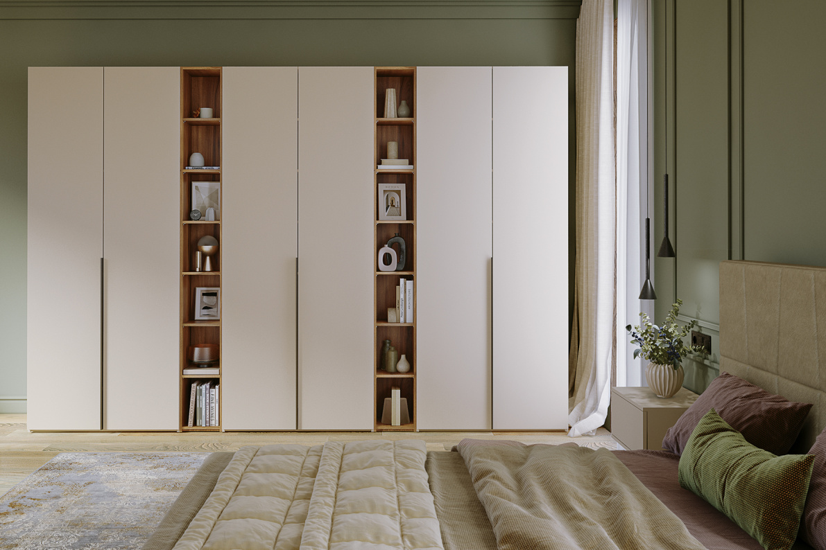 Шкафы Лаура 3520 №1Кашемир серый