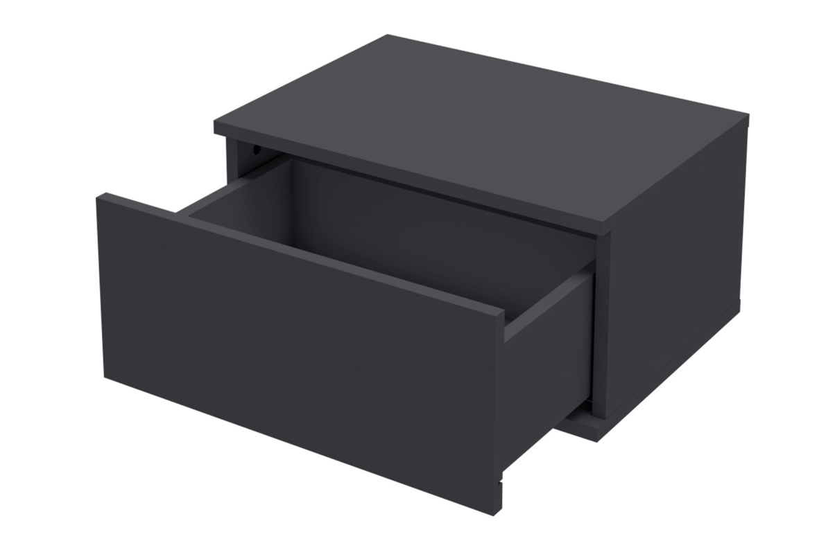 Тумба 1 ящик Серый уголь ЛаураСерый уголь, фото 2