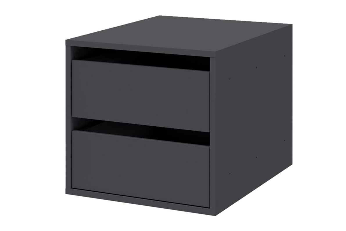 Тумба для шкафа 1-х дв. Серый уголь ЛаураСерый уголь