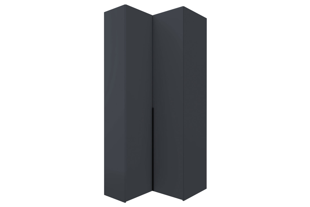 Шкаф угловой Лаура Серый угольСерый уголь