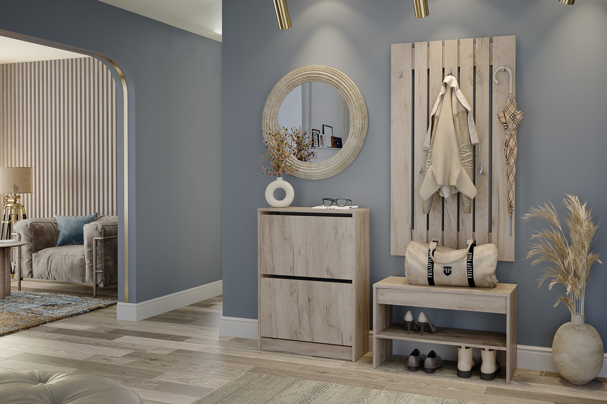 Прихожая Лофт Комплектация 1Дуб Крафт