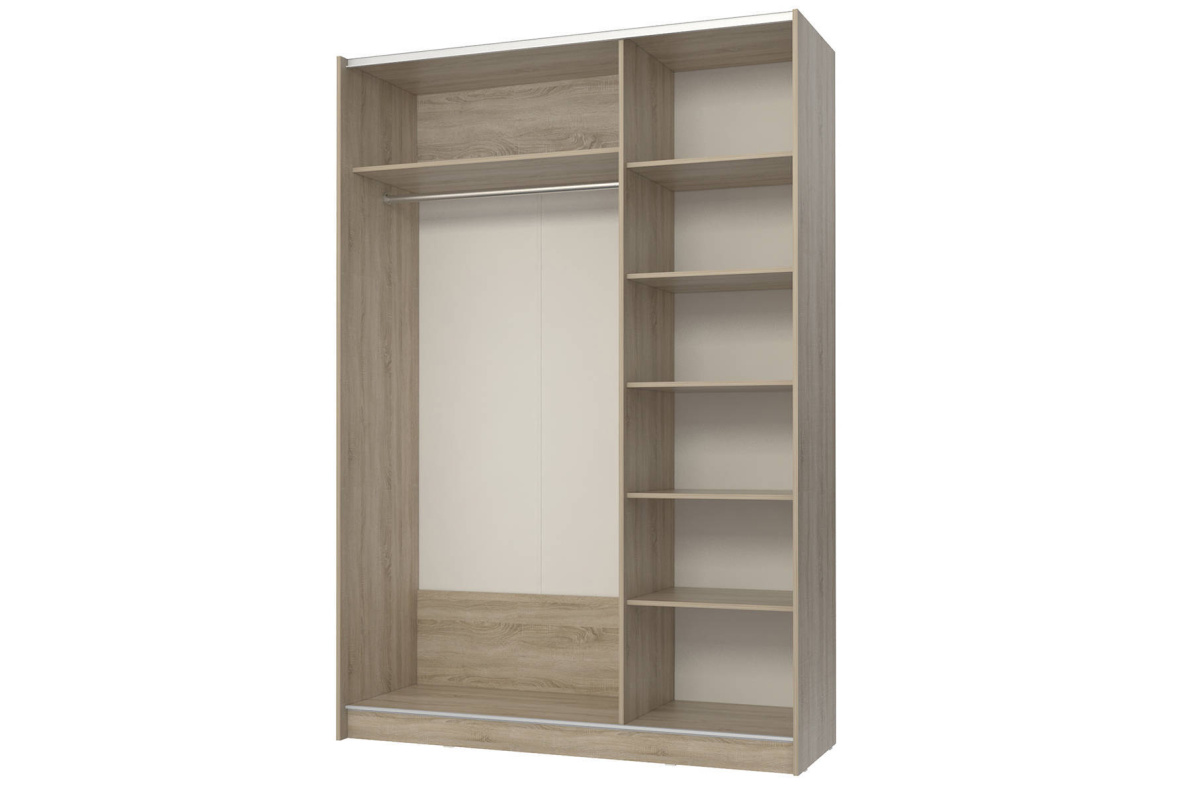 Шкаф-купе Марвин СТЛ.299.05Дуб сонома глянец/Белый глянец, фото 2