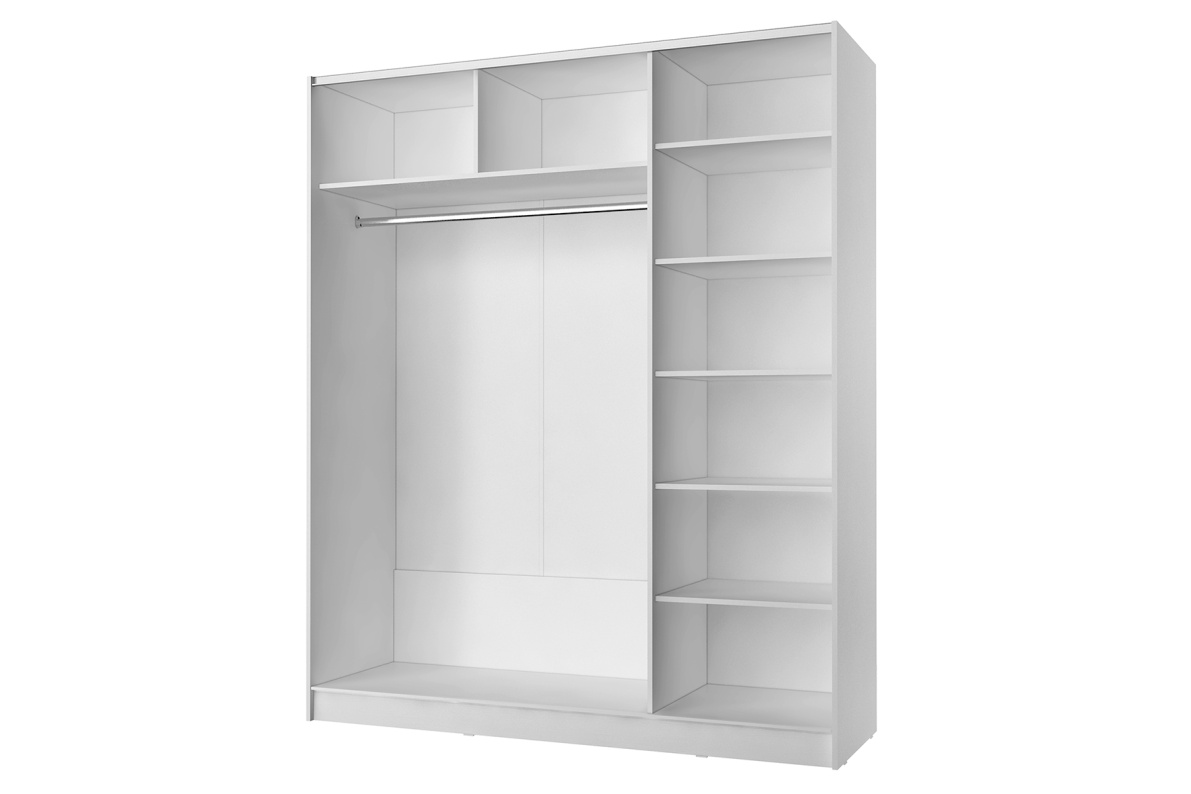 Шкаф-купе 2 дв. Марвин-3 СТЛ.532.01Белый глянец, фото 2