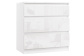 Комод с 3-мя ящиками Морвик Белый глянец, фото 4