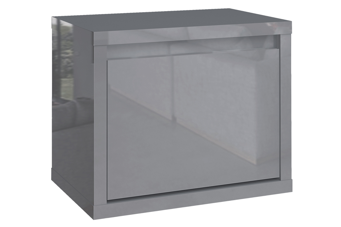 Тумба для обуви Норден Серый глянецCерый глянец