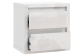 Тумба прикроватная с 2-мя ящиками 54,6х53,5х40 см НорденБелый глянец, фото 2