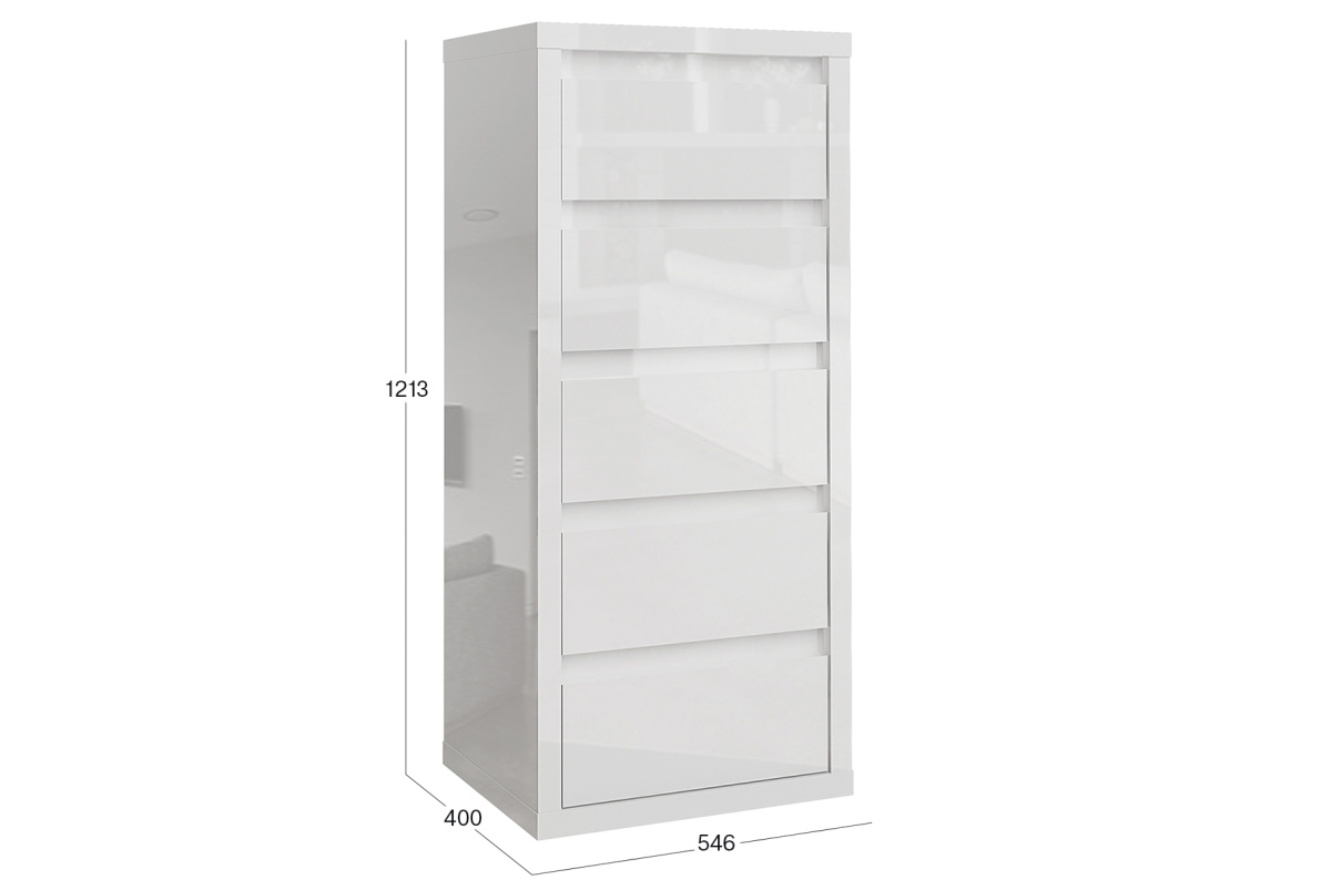 Комод НорденБелый, фото 2