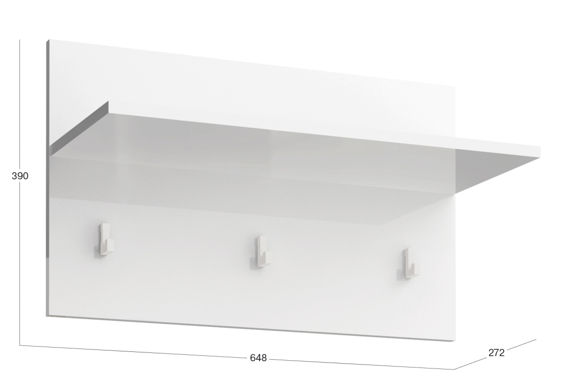 Полка НорденБелый, фото 2