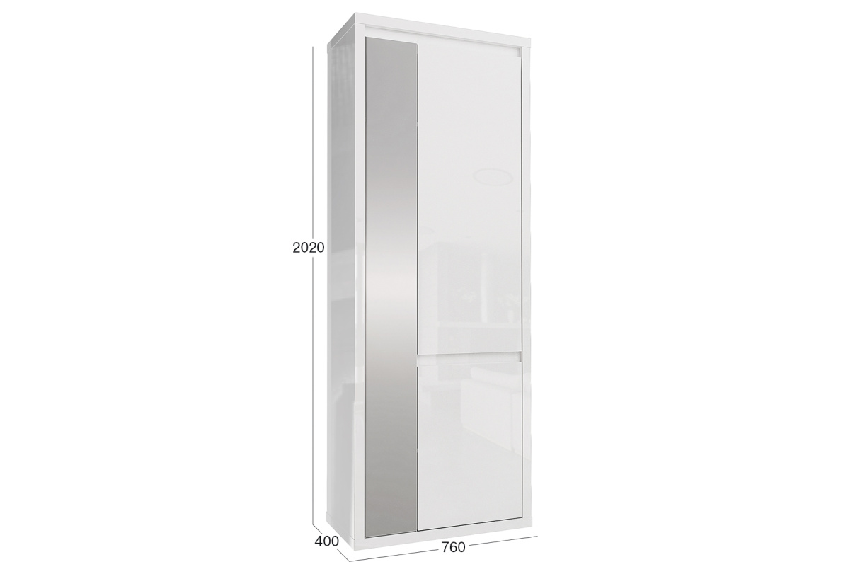 Прихожая Норден 1Белый, фото 2