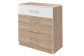 Комод с 4-мя ящиками Оливия СТЛ.109.07Дуб сонома/ Белый