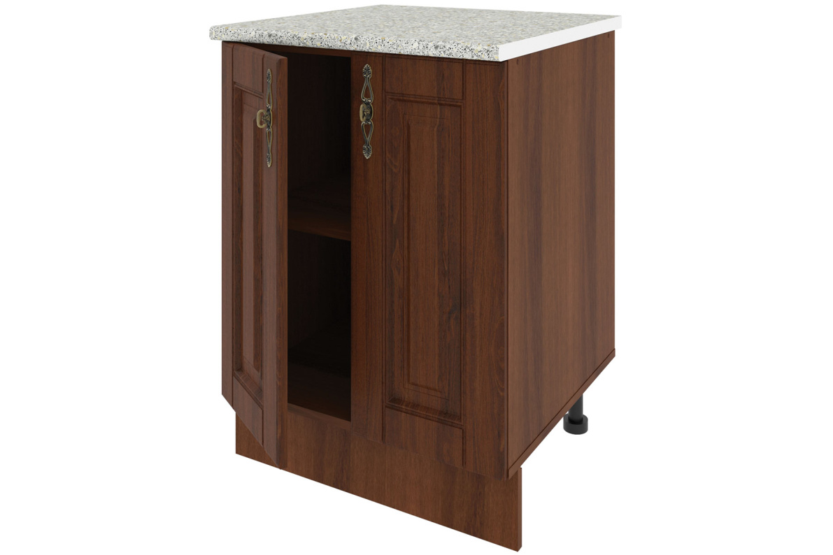 Шкаф напольный  со столешницей 60 см Орех