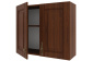 Шкаф навесной 80 см Орех Каштан, фото 2