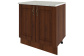 Шкаф напольный  со столешницей 80 см Орех Каштан