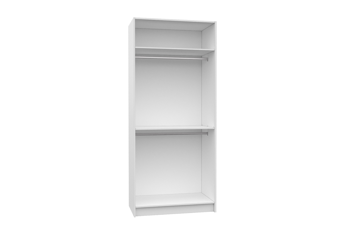 Шкаф 2-х дверный с фасадом МДФ Оскар (компл.2)Белый, фото 2