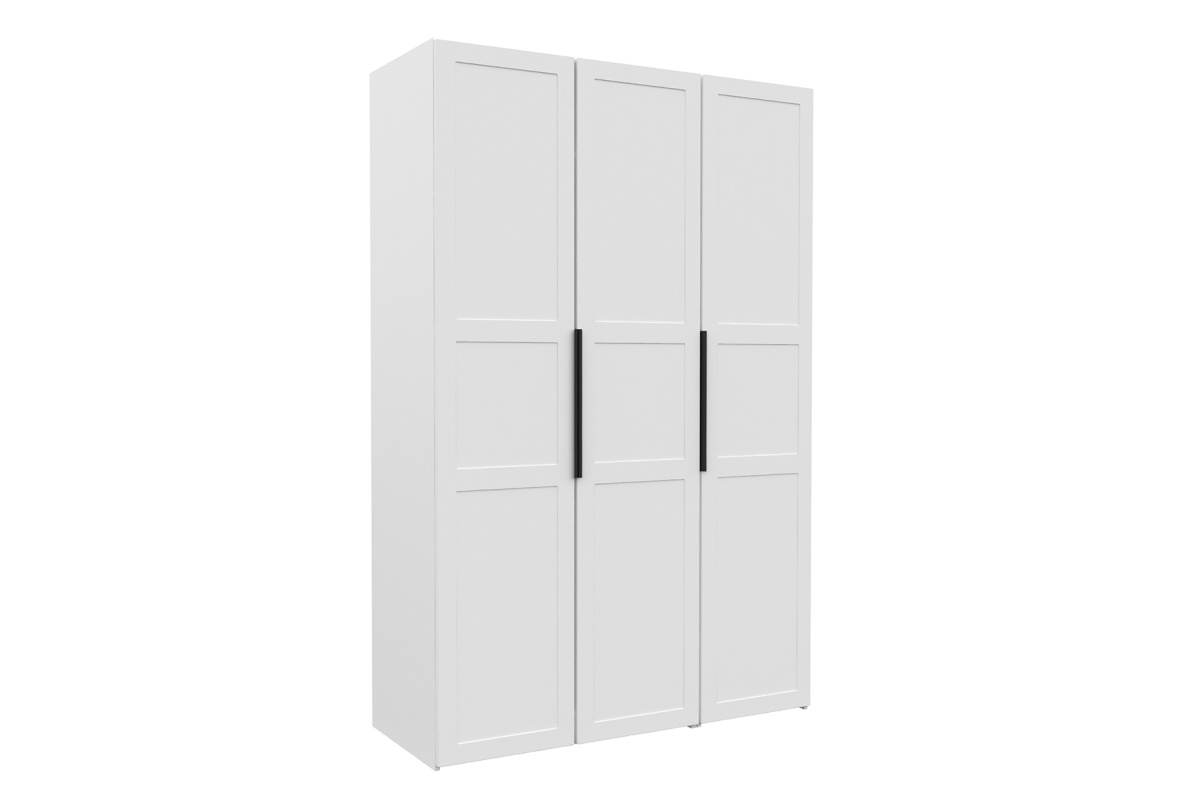 Шкаф 3-х дверный с фасадом МДФ и ящиками Оскар (компл.7)Белый