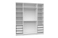 Шкаф 4-х дверный Оскар (компл.9)Белый, фото 2