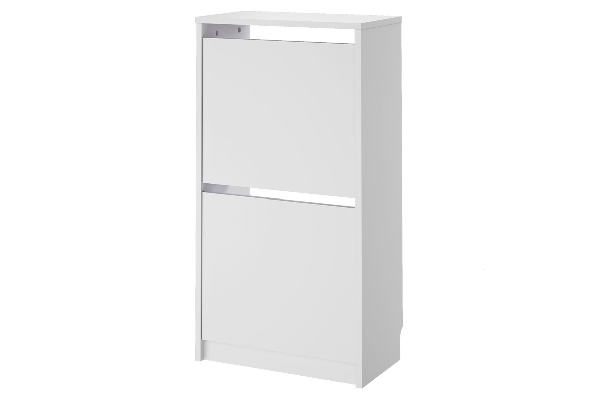 Обувница с 2-мя откидными фасадами РеанБелый, фото 2