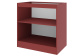 Шкаф напольный ш80 Ревилья Красно коричневый Красно-коричневый, фото 2