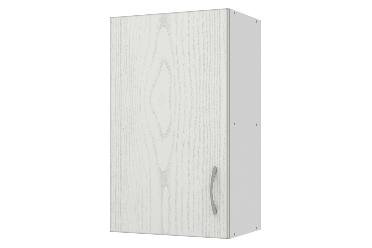 Шкаф навесной 40 Рондо СТЛ.222.01Ясень патина серебро