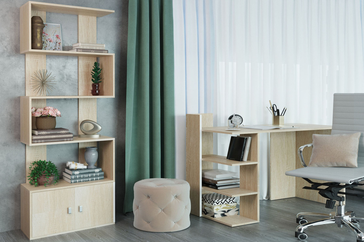 Стеллаж СаксДуб сонома