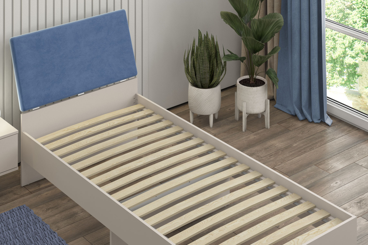 Односпальная кровать с основанием Софт (90 х 200 см), фото 2