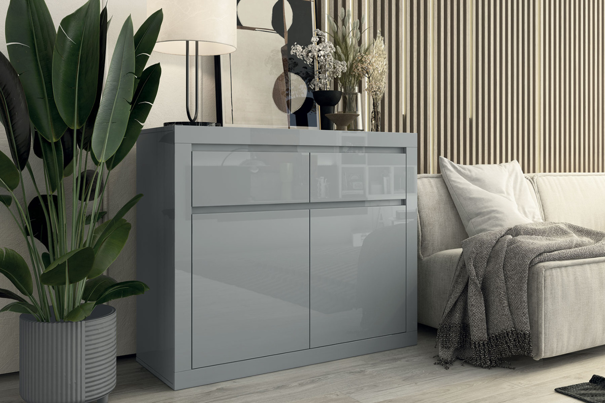 Комод с 2-мя ящиками, 107х90х40 см Спайс