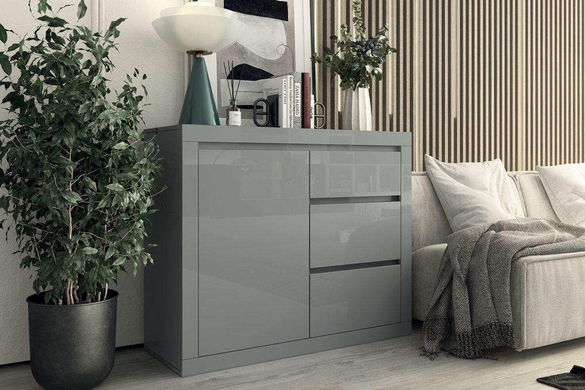 Комод с 3-мя ящиками, 107х90х40 см Спайс