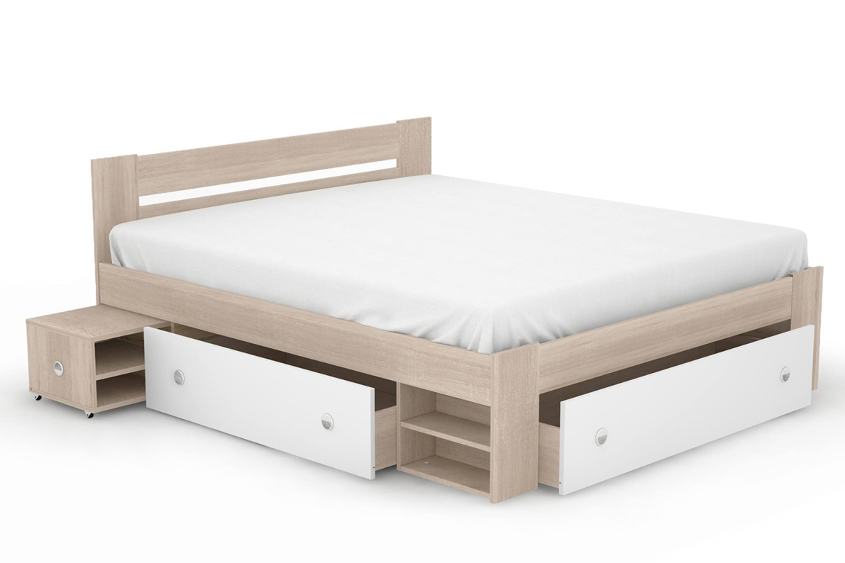 Кровать (140х200) СтефанБелый