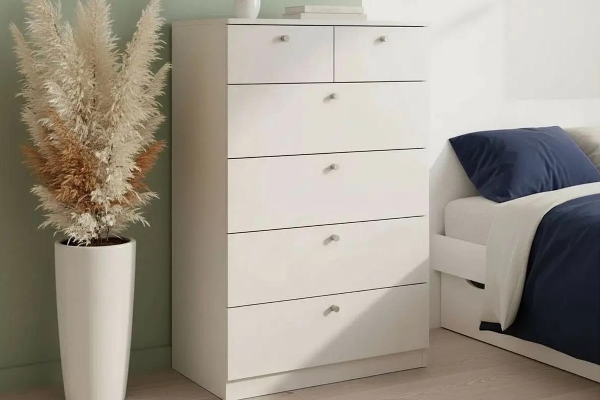 Комод 70х40х116 см с 6-ю ящиками Теви